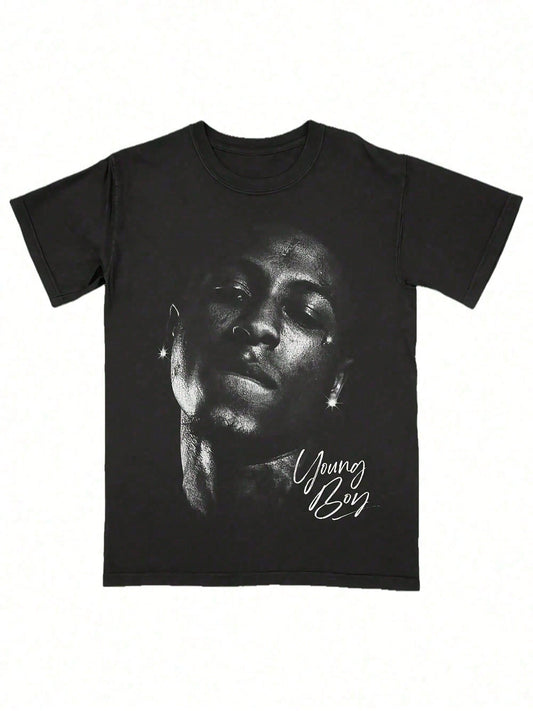 YoungBoy Never Broke Again Shirt Kentrell DeSean Gaulden Tee American Rapper Shirt YoungBoy Tee AI YoungBoy 2-Shirts Fashionable Short-Sleeved