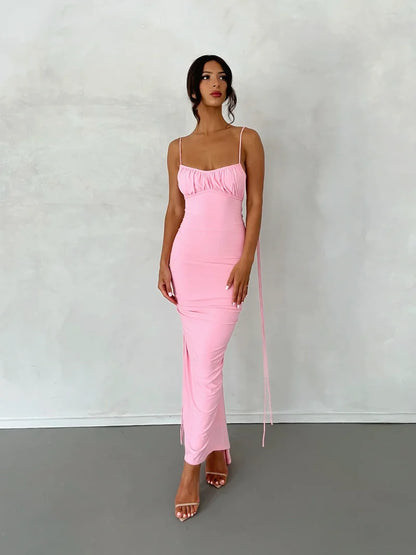 Zahara Gown - Pastel Pink - JAUS