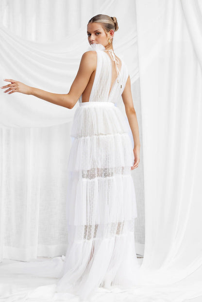 Zendaya Dress - White - SHOPJAUS - JAUS