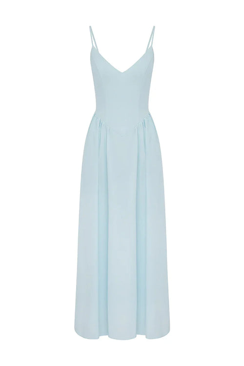 Zephy Maxi Dress - Sky Blue - SHOPJAUS - JAUS