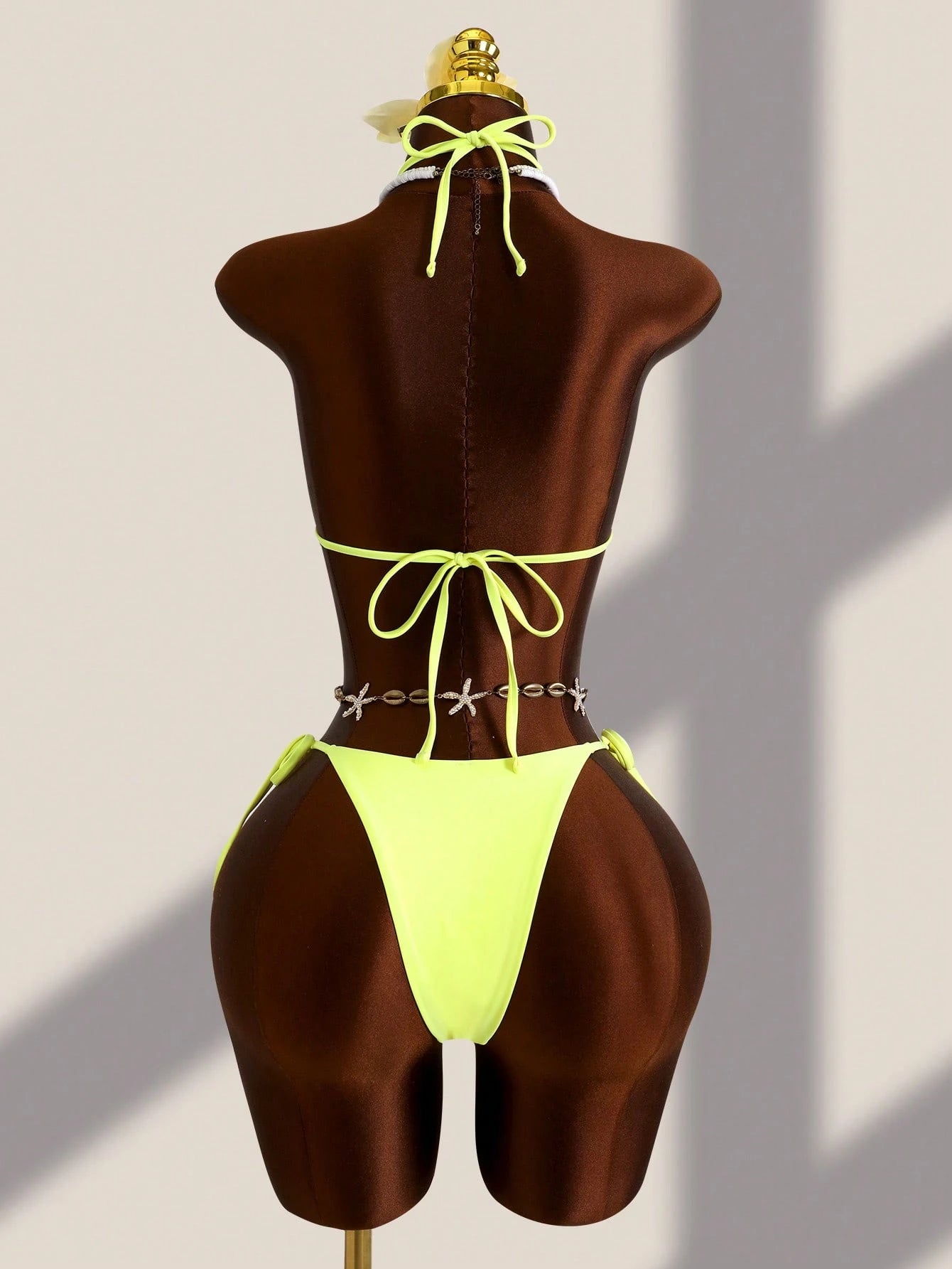 Zestiva 3pcs Set:Blue,Summer,Y2k,Beach Women Tankini Mesh Stripe Camisole,Spaghetti Strap Bralette&Side Tie Bikini Bottoms Tropical Bathing Suit